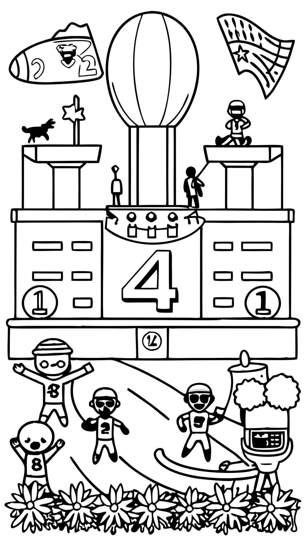 super bowl 2024 coloring pages